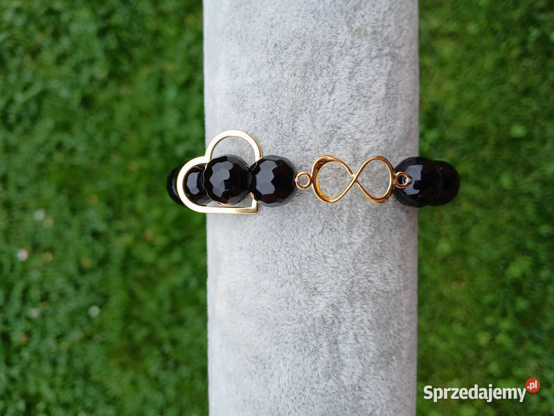 Bransoletka damska z Onyksu czarnego Kielce