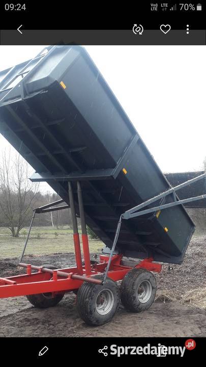 Przyczepa Tandem skorupa 8ton Iłża