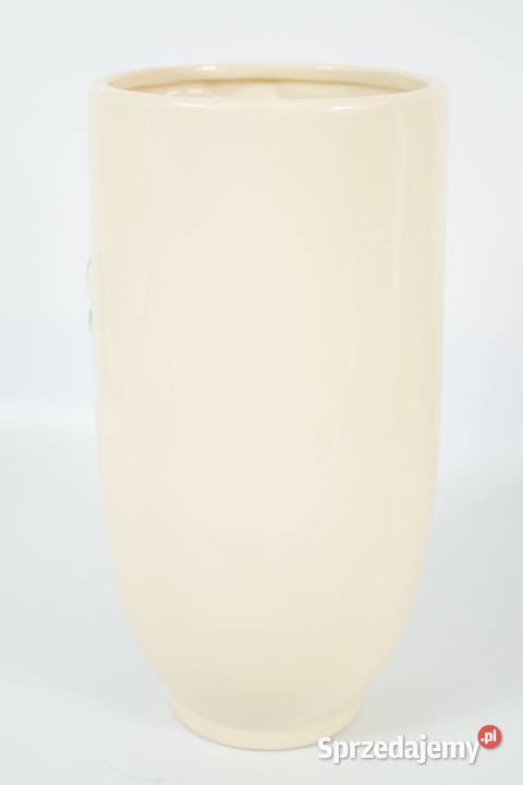 Porcelanowy wazon żardiniera Vallauris 1960 Gizałki