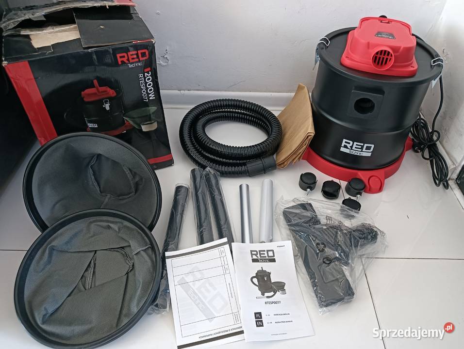 Odkurzacz przemysłowy RED TECHNIC Do Kominka