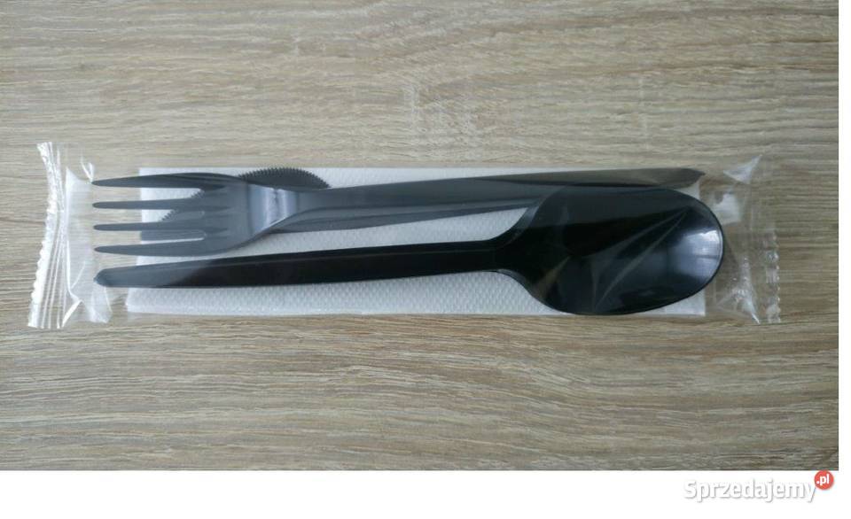 Nóż serwetka sztućce karton 250 sztuk Lublin