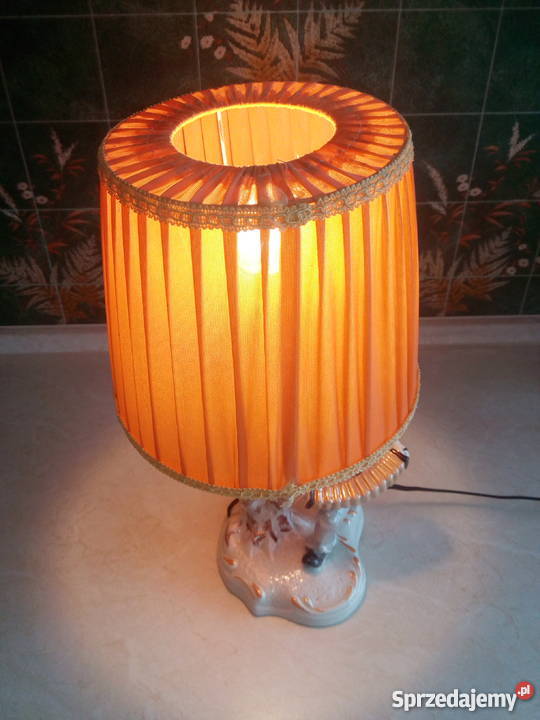 OKAZJA Lampka ceramiczna harmonista w tle drzewa Zabrze sprzedam