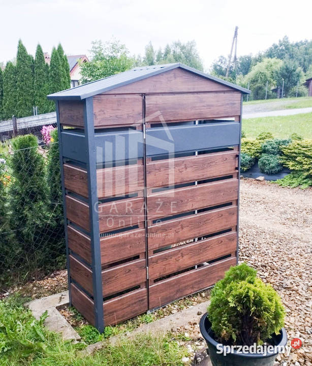 Wiata śmietnikowa dwuspad 15x05m Schowek Ciechanów