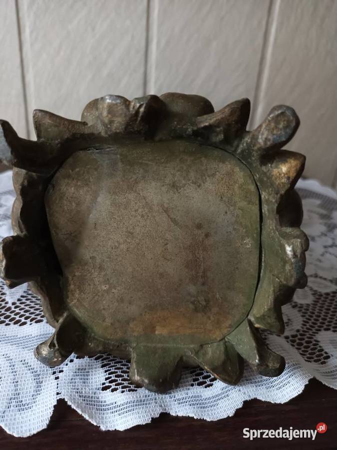 Kobieta ROUSSEAU figurka Cynkal brązowiony Antyki, Sztuka, Kolekcje