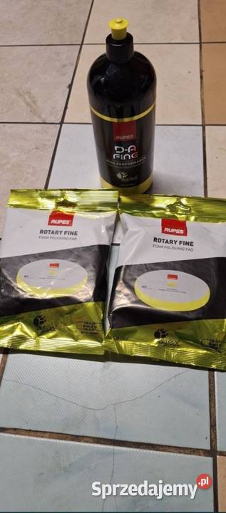 Nowa lekkoscierna pasta polerska Rupes żółtaz Mleczka i pasty polerskie Kraków