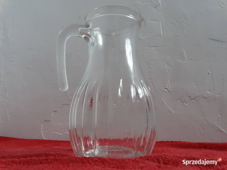 Solidny Szklany Dzbanek 135L Grube Szkło Biłgoraj