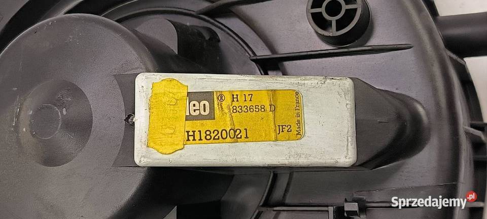 WENTYLATOR KABINOWY VOLKSWAGEN GOLF III 833658D