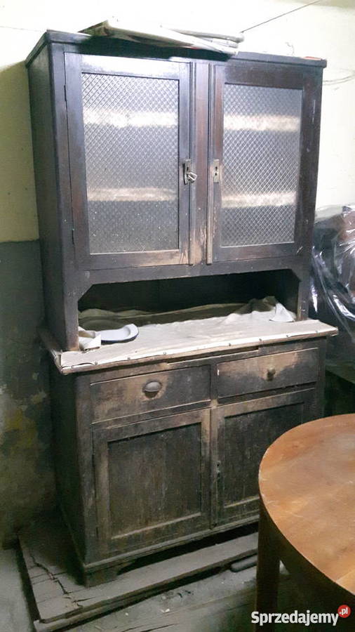 Kredens kuchenny dąb lata 20te XX wieku Warszawa