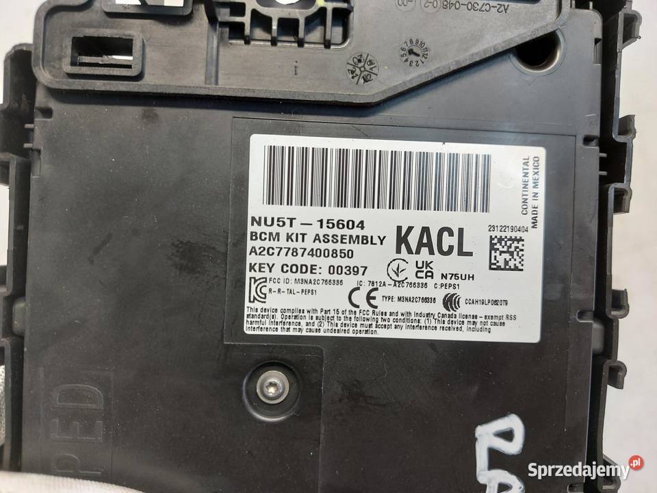 Ford Ranger VI 6 2024r MODUŁ STEROWNIK BCM dolnośląskie