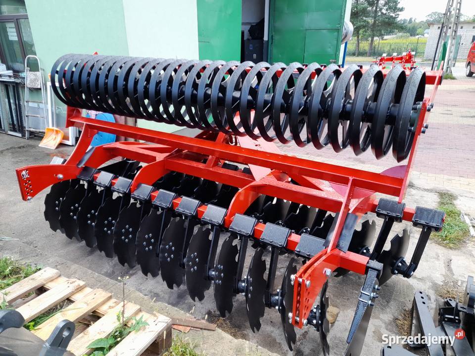 Brona talerzowa MAMUT t fi 560 wał daszkowy Juchnowiec Górny