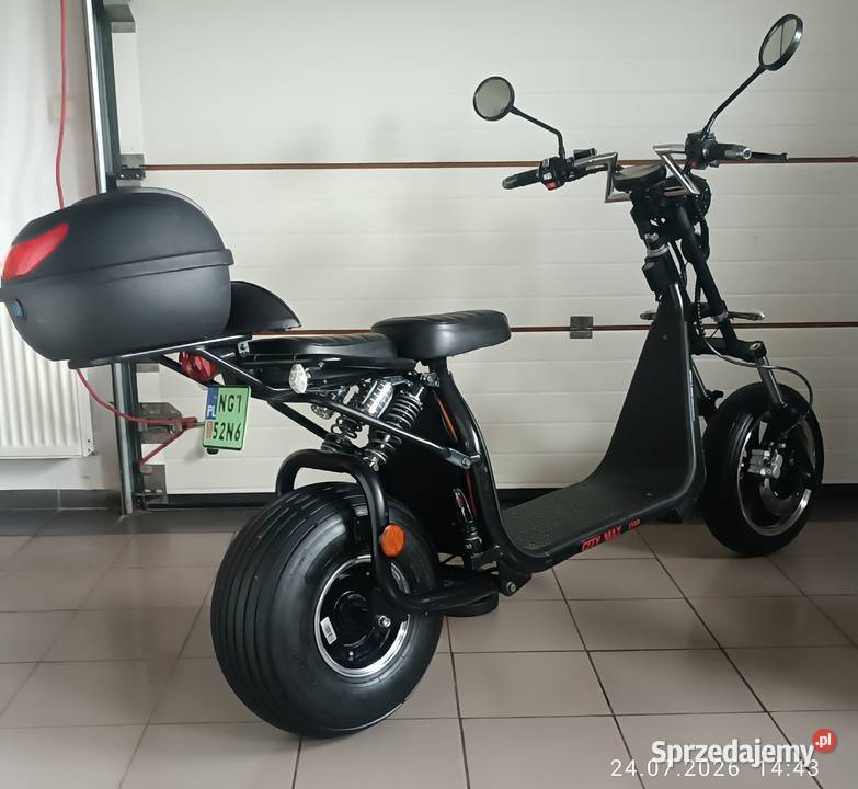 Skuter elektryczny zarejestrowany 90 przebiegu podlaskie Wysokie Mazowieckie sprzedam