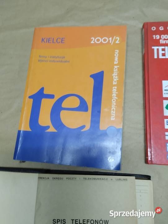 Stare książki telefoniczne Pocztówki i karty telefoniczne Ostrowiec Świętokrzyski