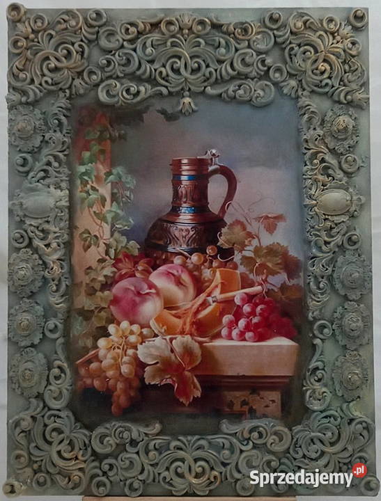 Obraz na desce martwa natura 9 Dzban i owoce mazowieckie Radom