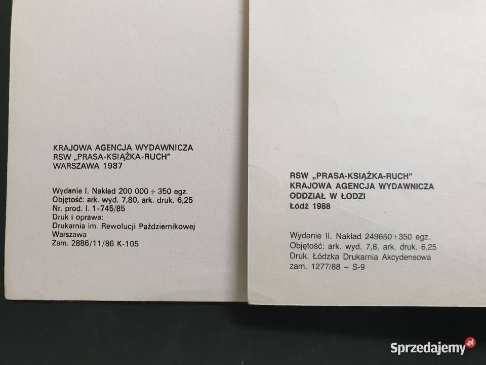 Figurki z Tilos wydanie 1 i 2 Jerzy Wróblewski Gdynia