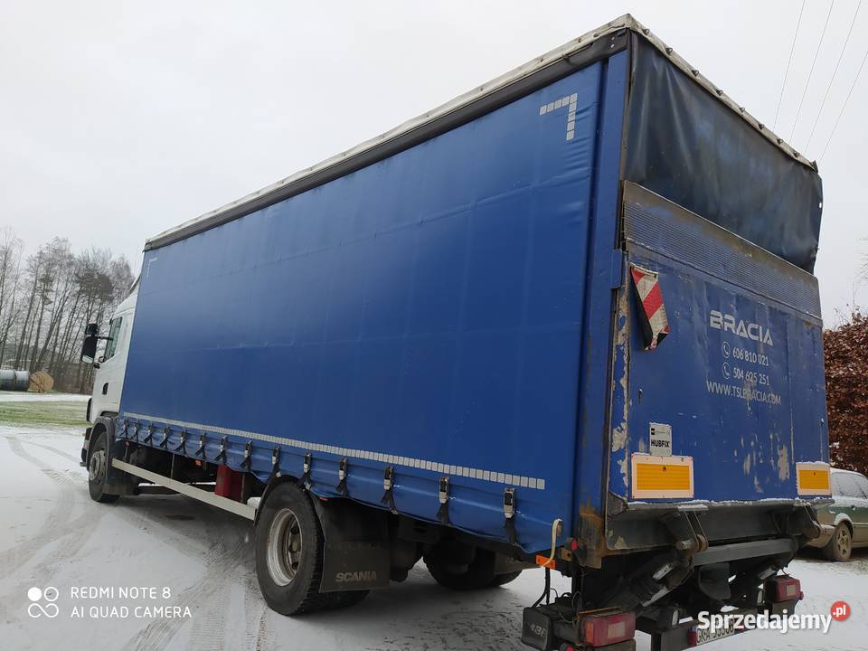 Zabudowa Plandeka Firanka Kontyner Winda