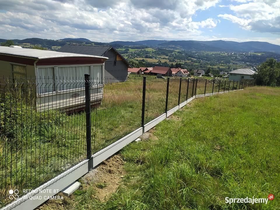 Ogrodzenia panelowe betonowe bramy furtki montaż małopolskie Szczawnica