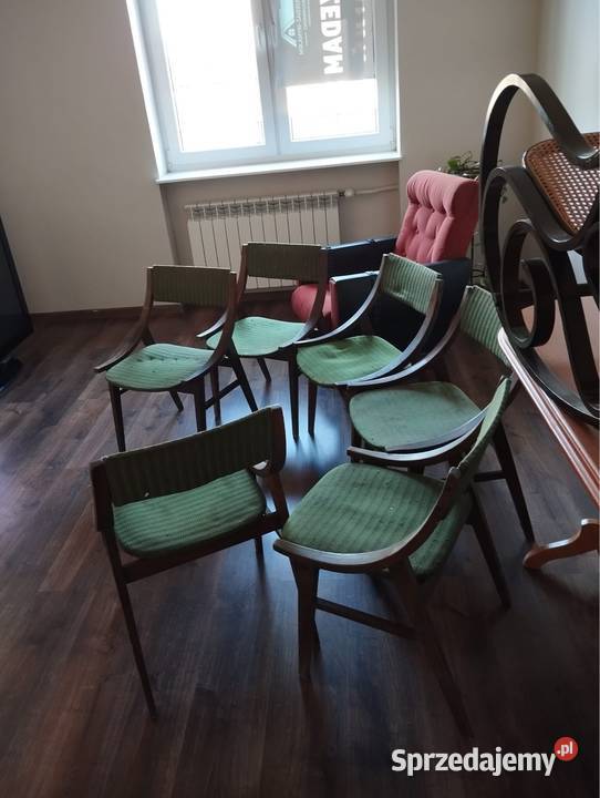 Kultowe krzesla SKOCZEK Stan 6 sztuk J Kedziorek Krzesła Tomaszów Mazowiecki sprzedam