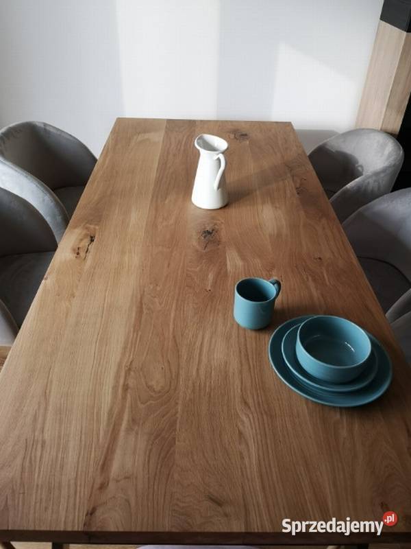 Drewniane stoły z metalowymi nogami NA WYMIAR Gliwice