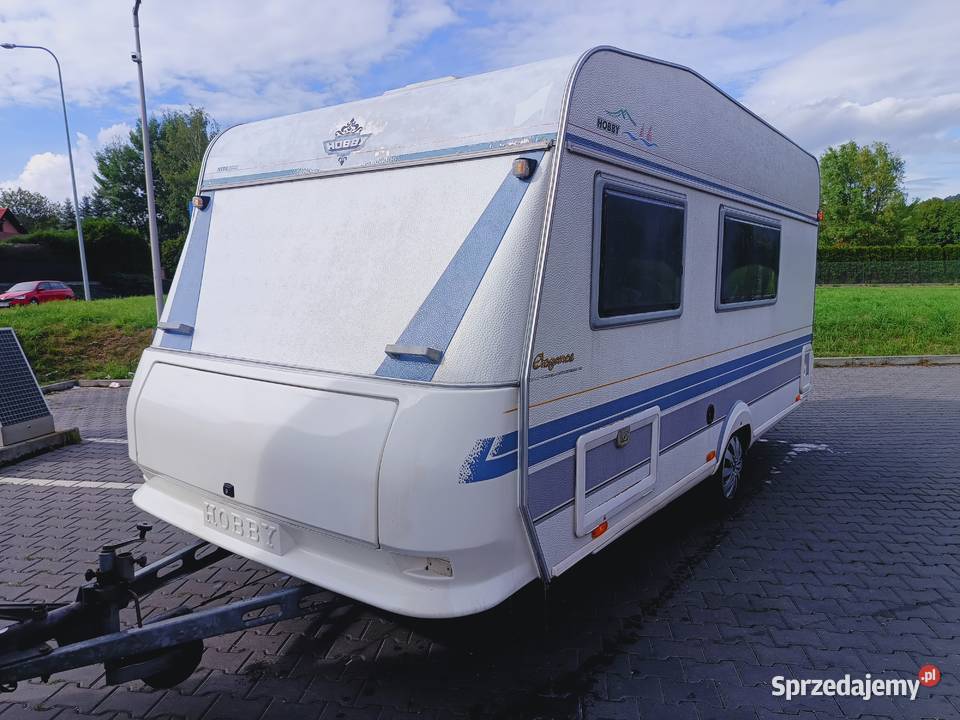 przyczepa kempingowa HOBBY campingowa MOVER śląskie Międzybrodzie Bialskie sprzedam