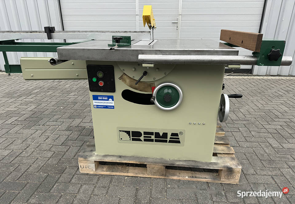 Piła tarczowa z wózkiem pilarka REMA DMMA35 pomorskie Sierakowska Huta sprzedam