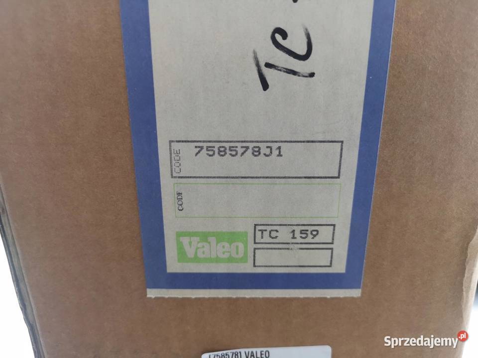CHŁODNICA SILNIKA VALEO 758578 758578J1 TC 159
