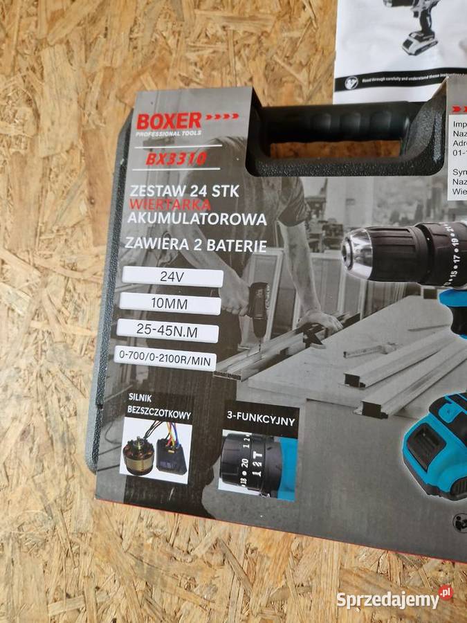 WIERTARKO WKRĘTARKA UDAR 2 X BAT LITION 24 v Głogowa