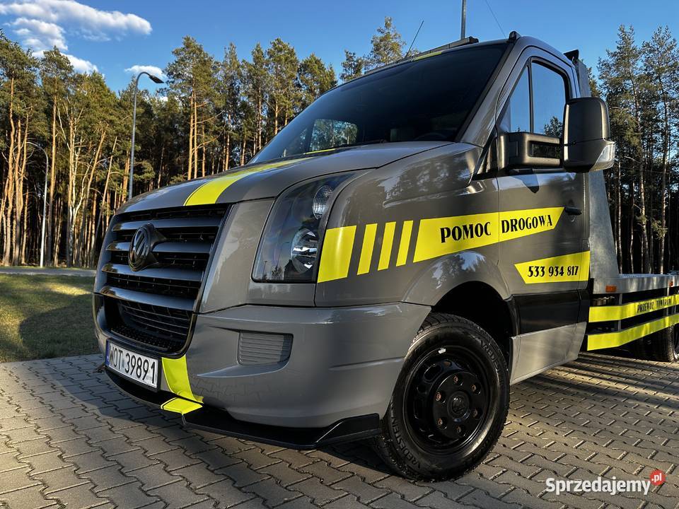 Volkswagen Crafter 25 TDI LawetaPomoc manualna mazowieckie Kołbiel