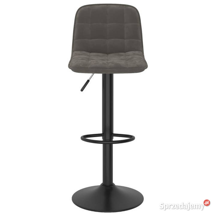 Hoker ciemnoszary obity aksamitem WM333981 mazowieckie Warszawa sprzedam