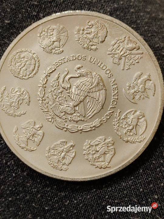Meksyk 2 Oz czystego srebra próby 0999 Numizmatyka Ostrów Mazowiecka