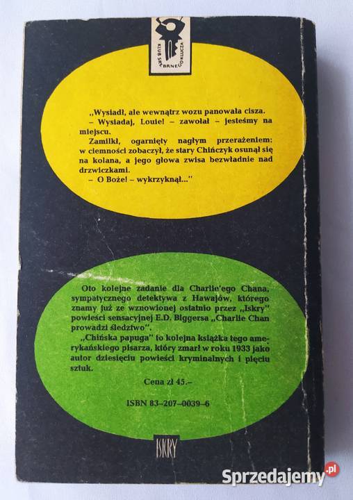 CHIŃSKA PAPUGA Earl Derr Biggers Hajnówka