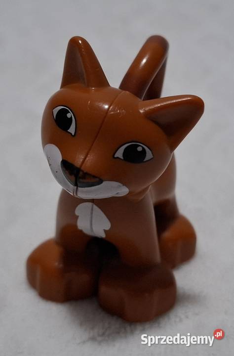 Figurka brązowy kot kotek 46 Lego 323J1 Zabawka Lego