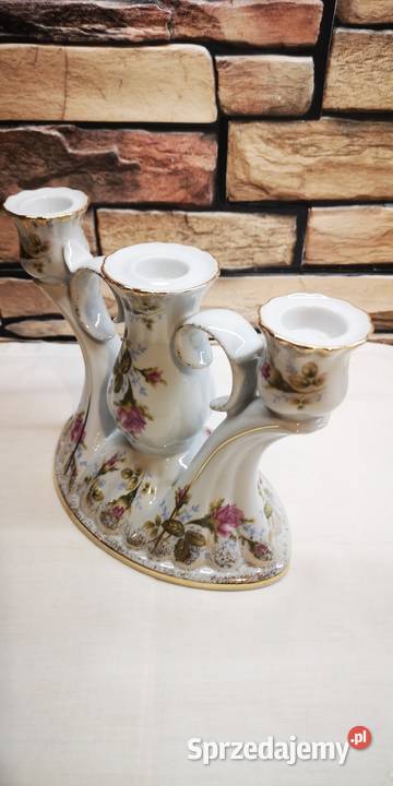 Świecznik polskiej fabryki Chodzież seria Iwona pomorskie Gdańsk sprzedam