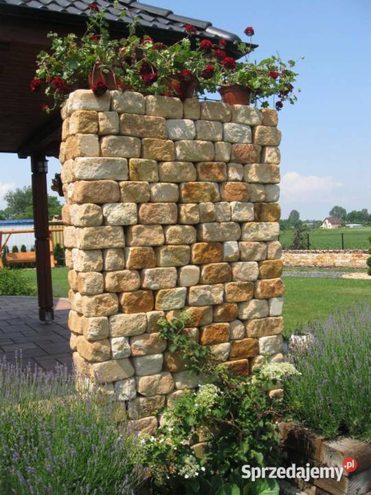 Kamień murowy ogrodowy postarzany na ogrodzenia sprzedam