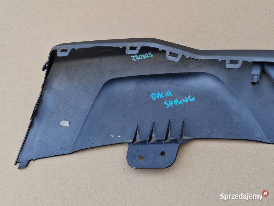 DACIA SPRING DOKŁADKA ZDERZAKA TYŁ DYFUZOR Bieleń