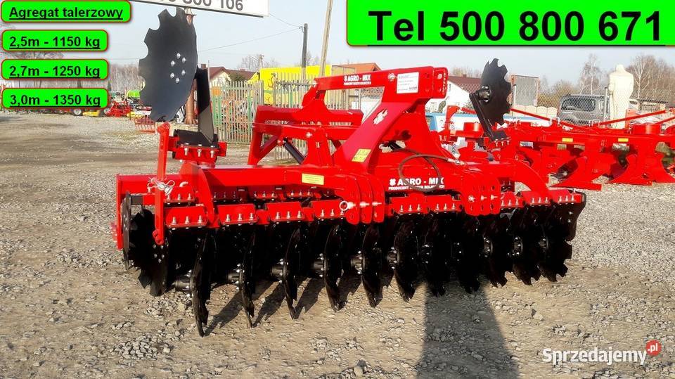 Brona Talerzowa Agregat 25m 27m 30m Brony Gostyń