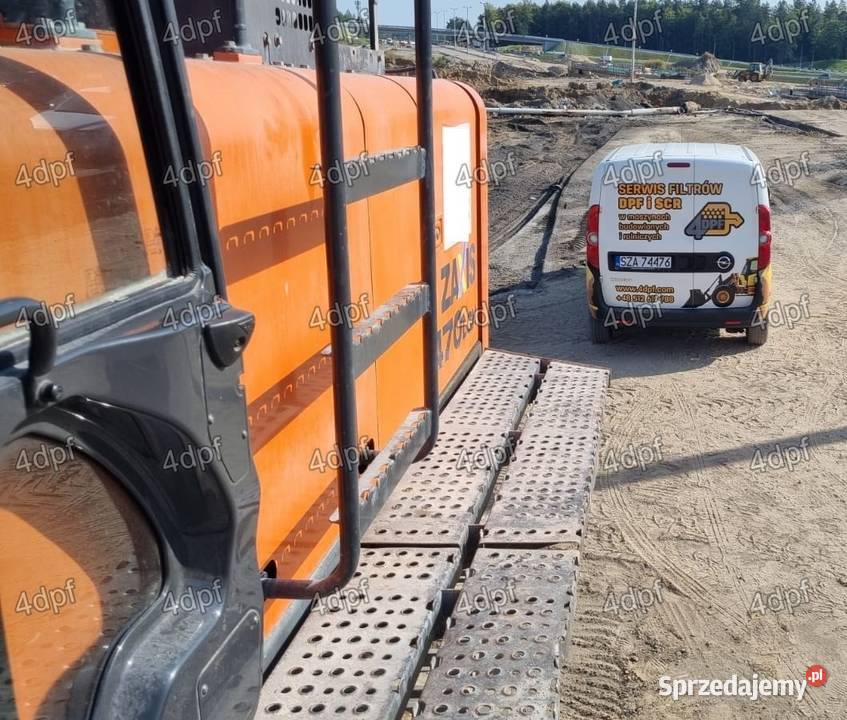 Usuwanie DPF w maszynach Hitachi Isuzu pomorskie Gdańsk serwis