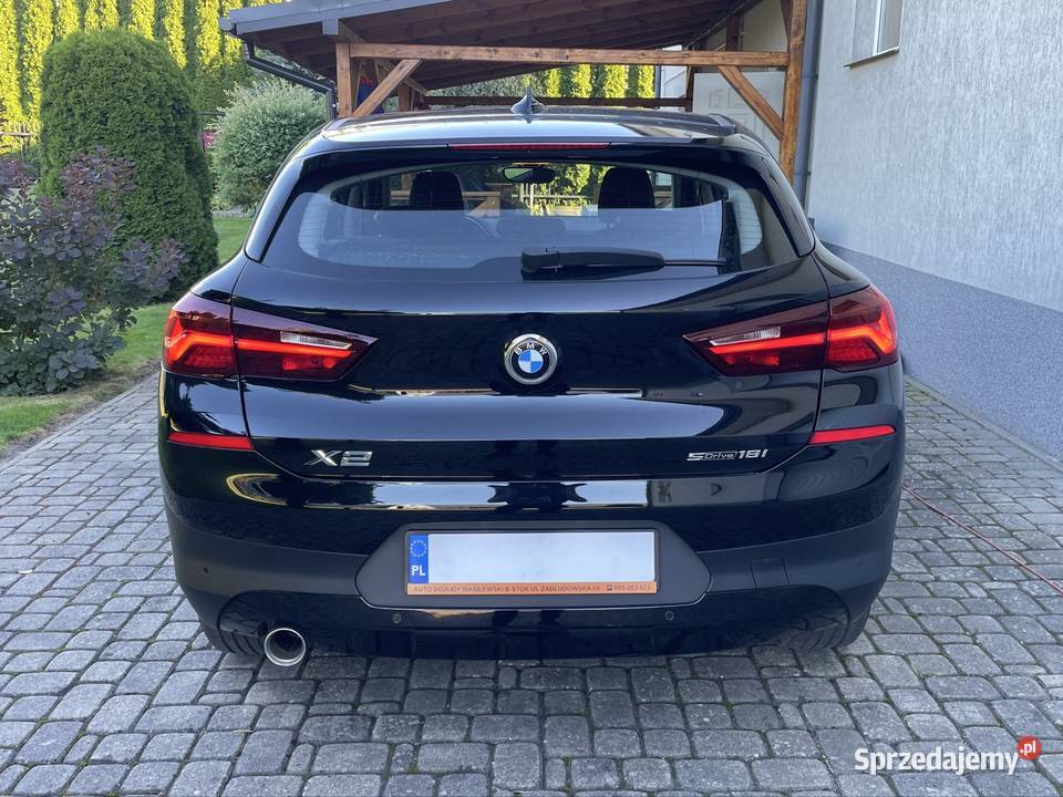 BMW X2 18i 140 AUTOMAT Salon Polska Serwis ASO wspomaganie kierownicy Białystok