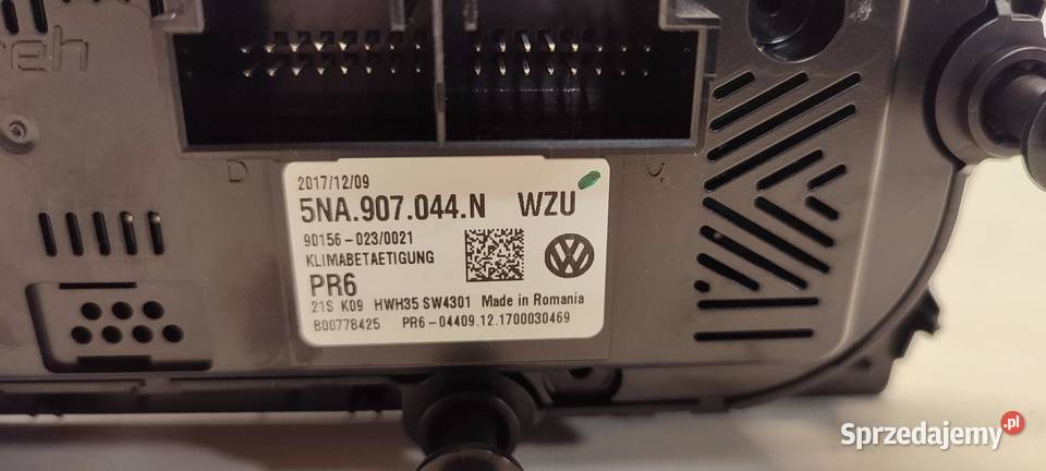 VW TIGUAN II PANEL KLIMATYZACJI RAMKA 5NA907044N osobowe Panele sterowania, przełączniki dolnośląskie