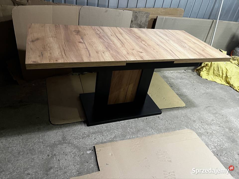 Stół stolik kawowy rozkładany kolor czarny