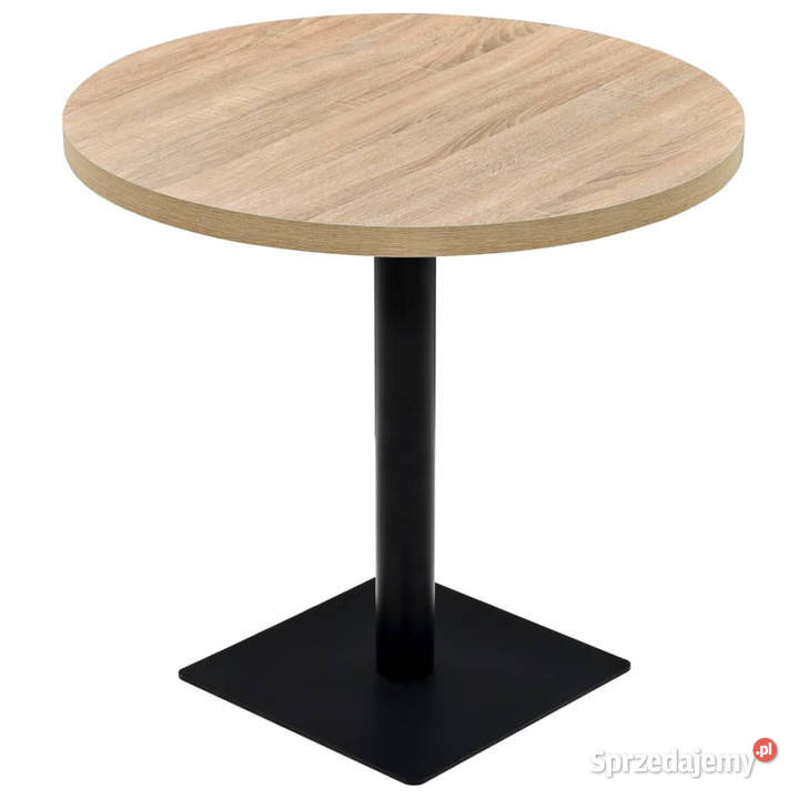 Stolik bistro z MDF stalowa podstawa 80x75 kolor Warszawa