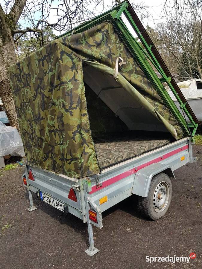 Wędkarskarekreacyjna zabudowa przyczepy Barlinek