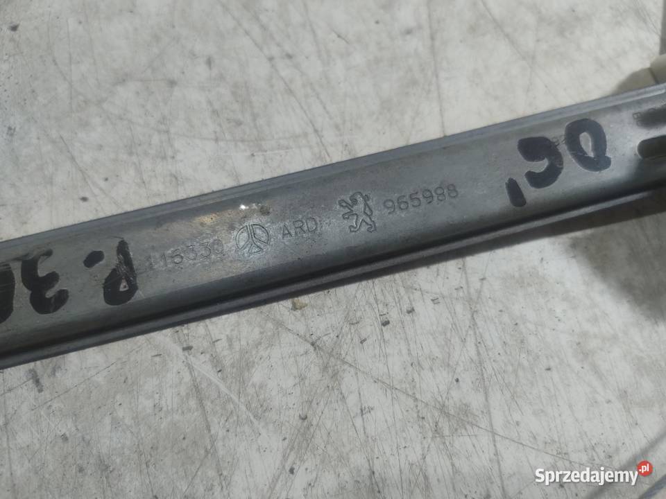 MECHANIZM PODNOŚNIK SZYBY PRAWY TYŁ PEUGEOT 307