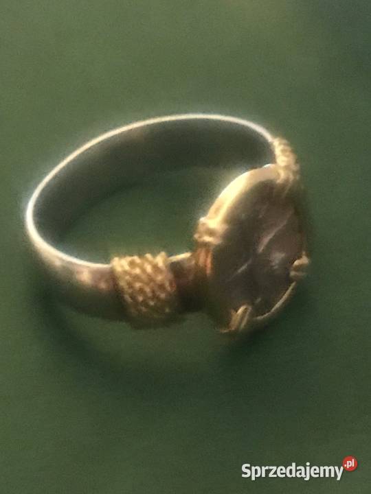 Piękny komplet złotosrebro pierścionek i Pozostałe Warszawa sprzedam