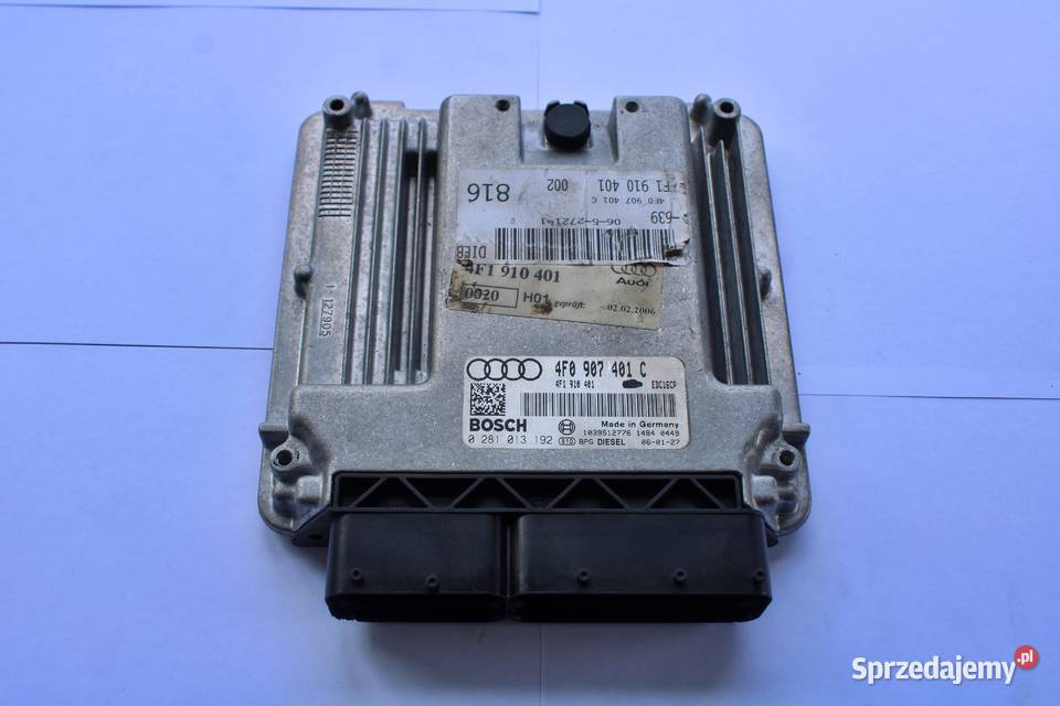 Sterownik Komputer ECU AUDI A6 27 TDI 4F0907401C