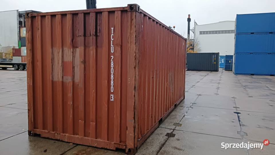 Kontener Morski 20 DV 6 metrowy używany POLKONT Produkcja sprzedam