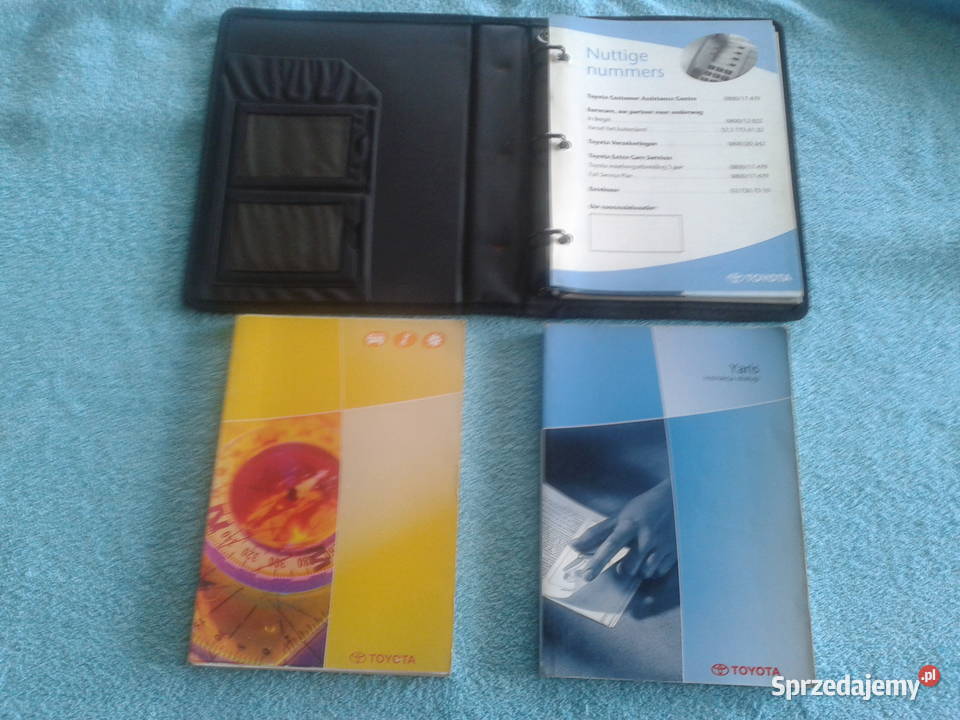 TOYOTA YARIS I książki instrukcje obsługi w etui Chełm