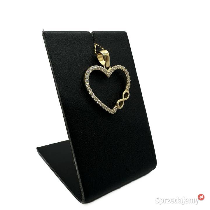Nowa złota zawieszka pr 585 088g Serce Elbląg sprzedam