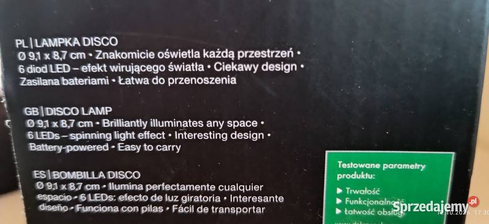 Lampa dyskotekowa Lampka Disco Kaleidoscope Lamp Lampki biurkowe Zarszyn sprzedam