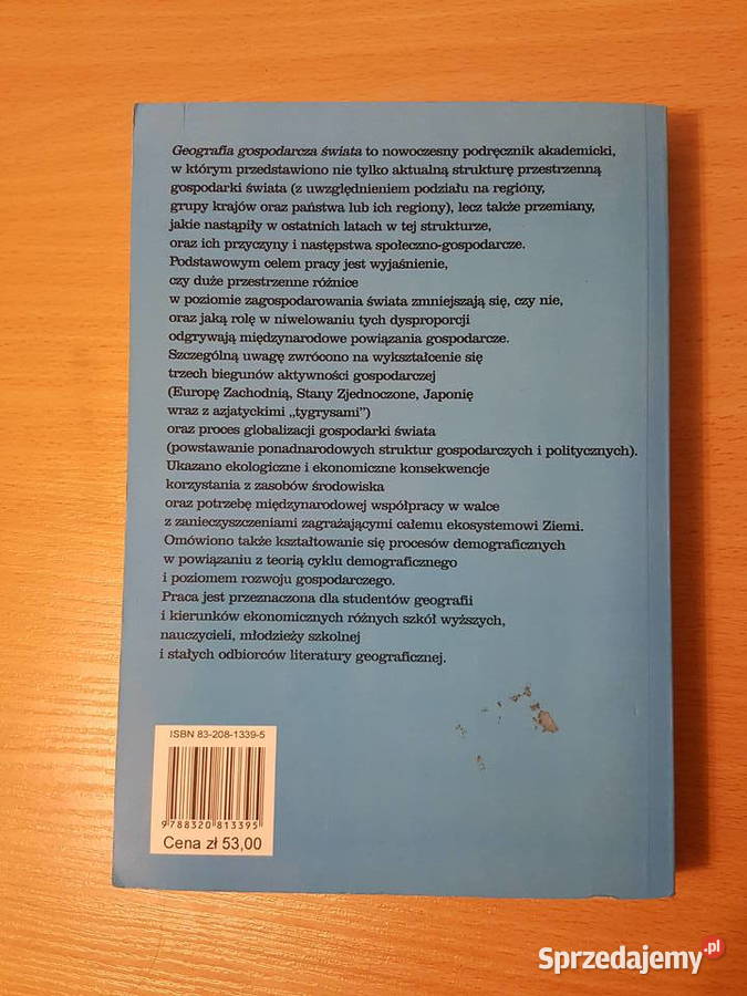 KSIĄŻKA Geografia gospodarcza świata Fierli Złotniki