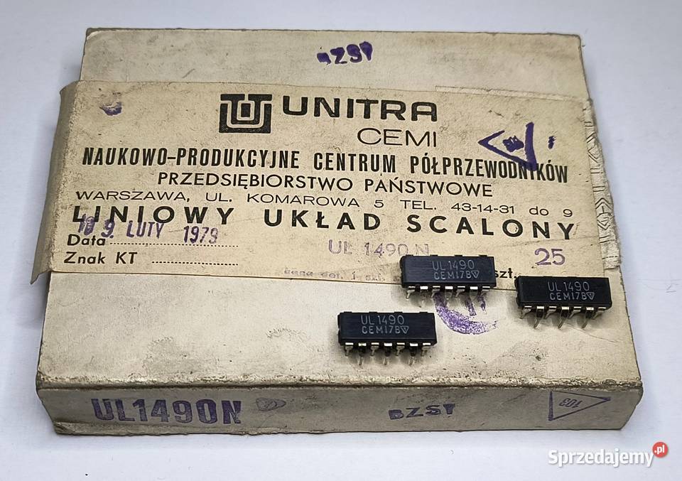 Układ scalony 1490 Unitra CEMI